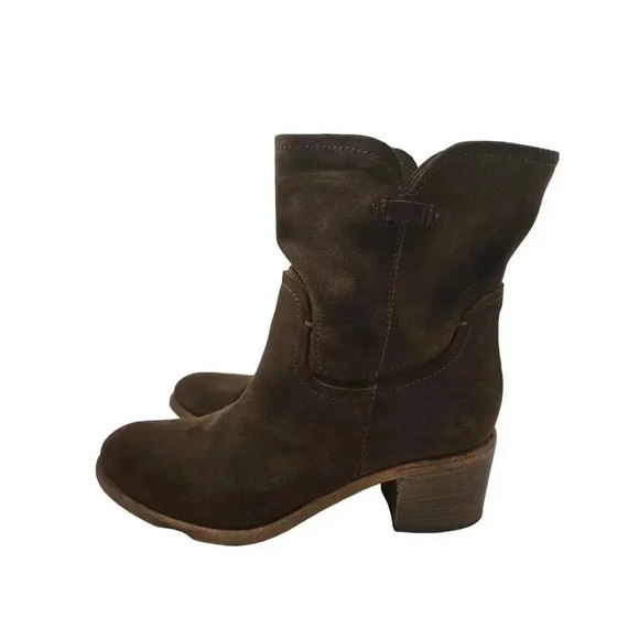 ALBERTO FERMANI Brown Suede MADE IN ITALY Women's Boots Size 40 - Picture 4 of 6